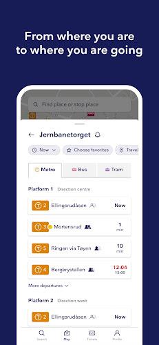 Entur - Journey Planner Screenshot 1