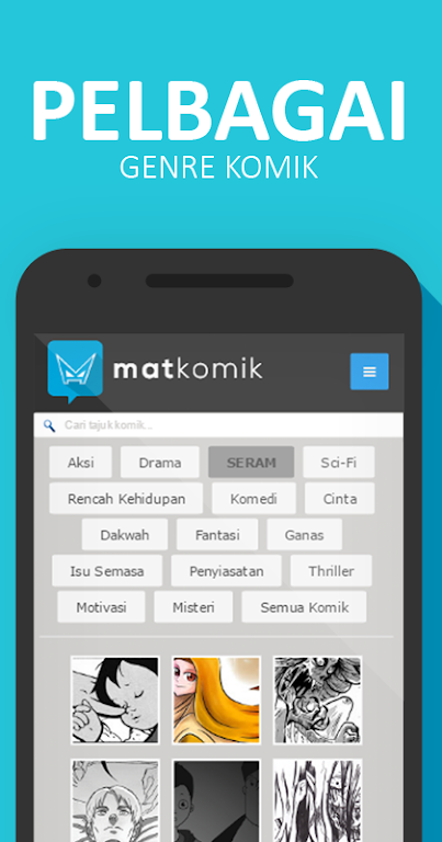 Matkomik - Apps Komik Percuma! Ảnh chụp màn hình 3