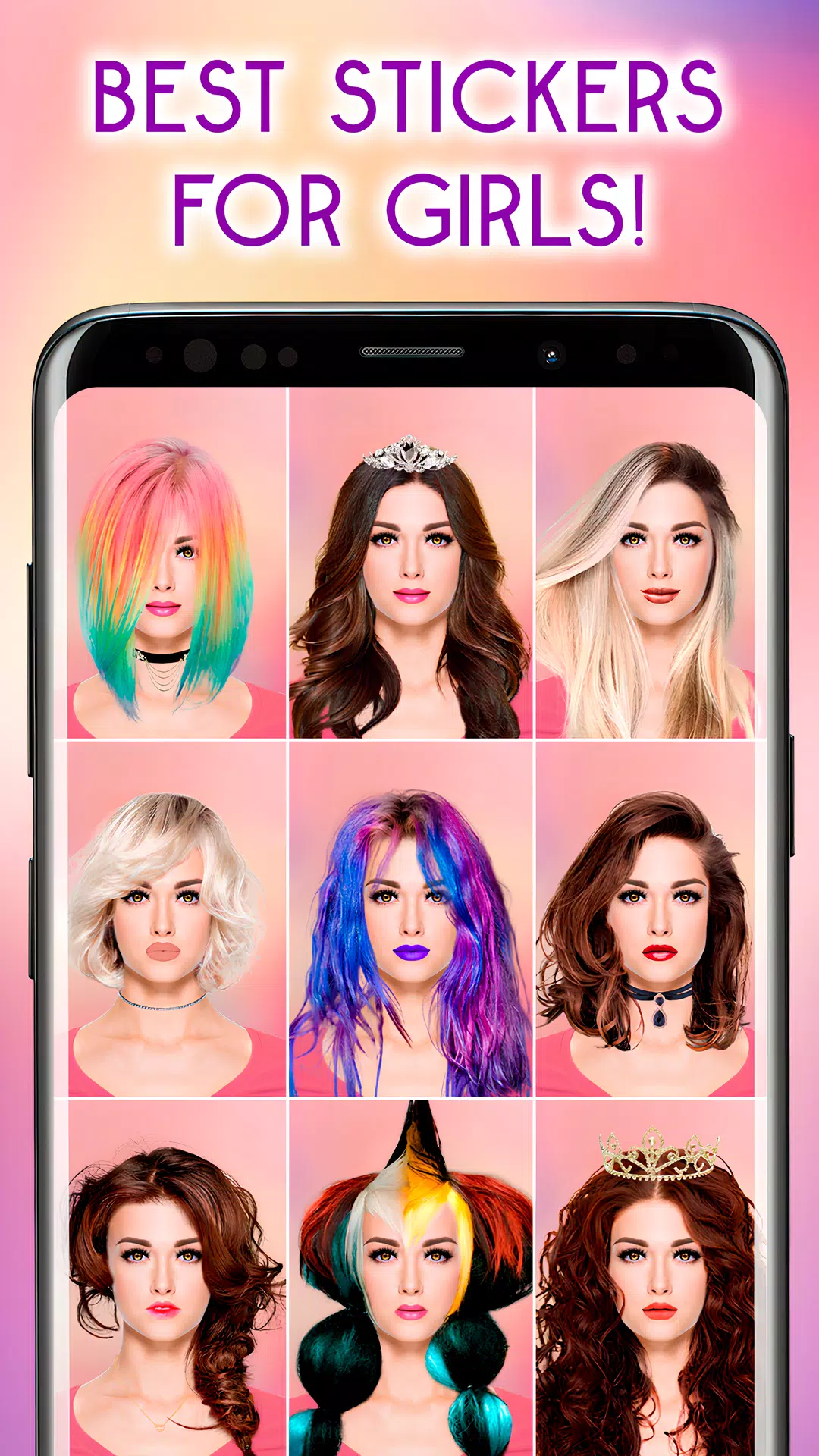 Hairstyles Photo Editor Ekran Görüntüsü 1