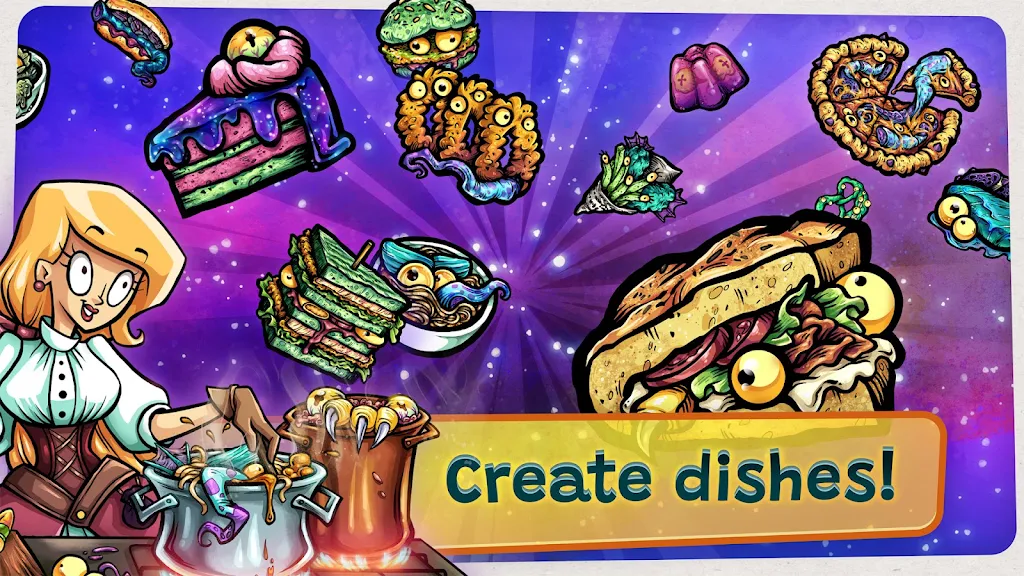 Alien Food Invasion Tangkapan skrin 3