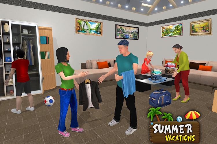 Virtual Family Summer Vacation Скриншот 1