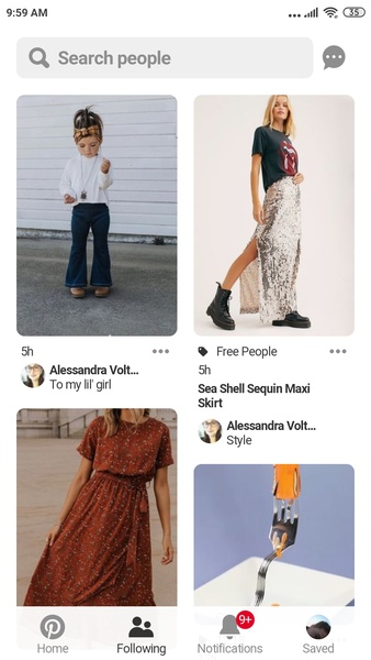 Pinterest Lite Captura de tela 3