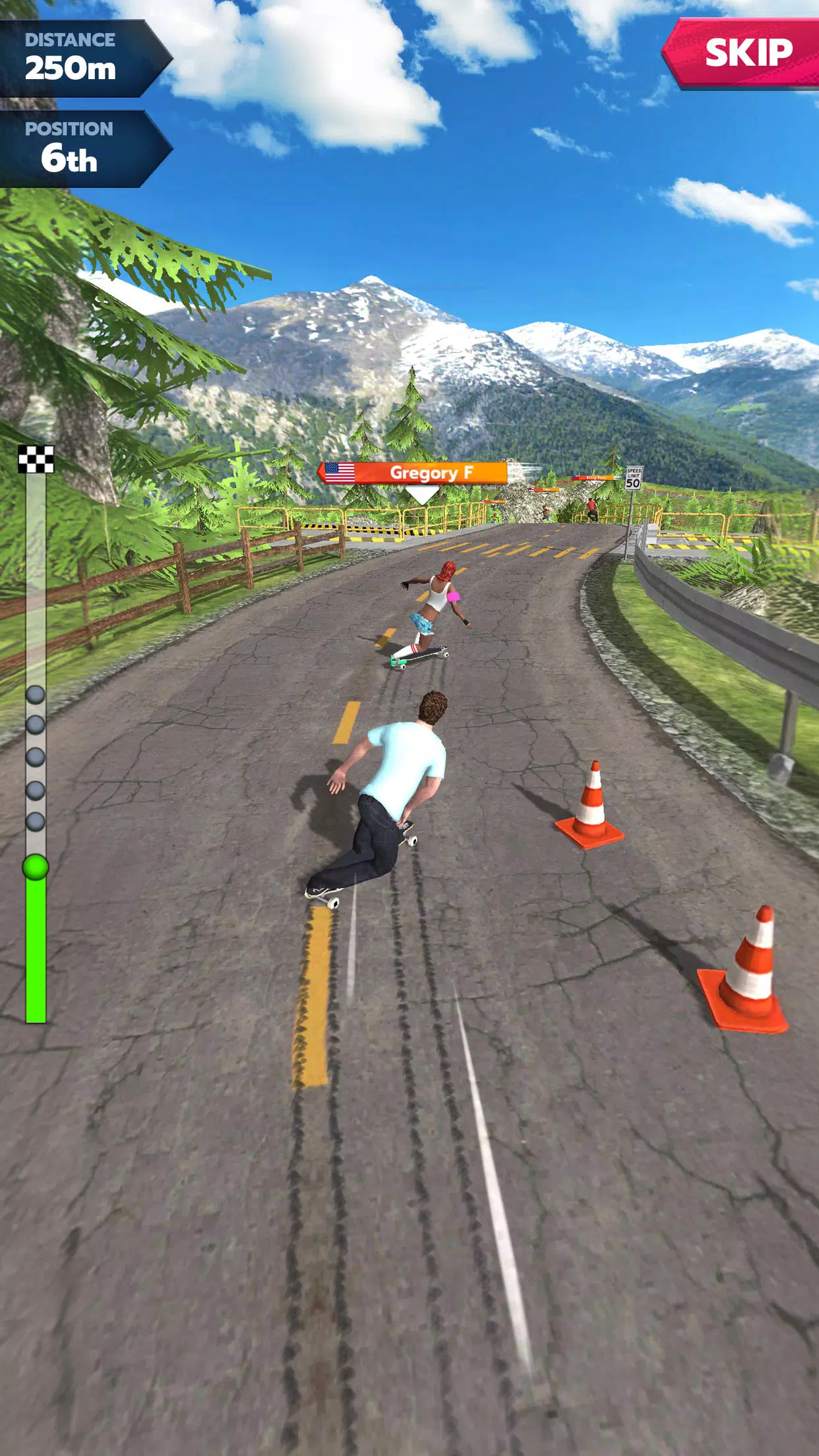 Downhill Race League Captura de pantalla 2