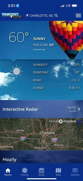 QC News Pinpoint Weather Captura de pantalla 0