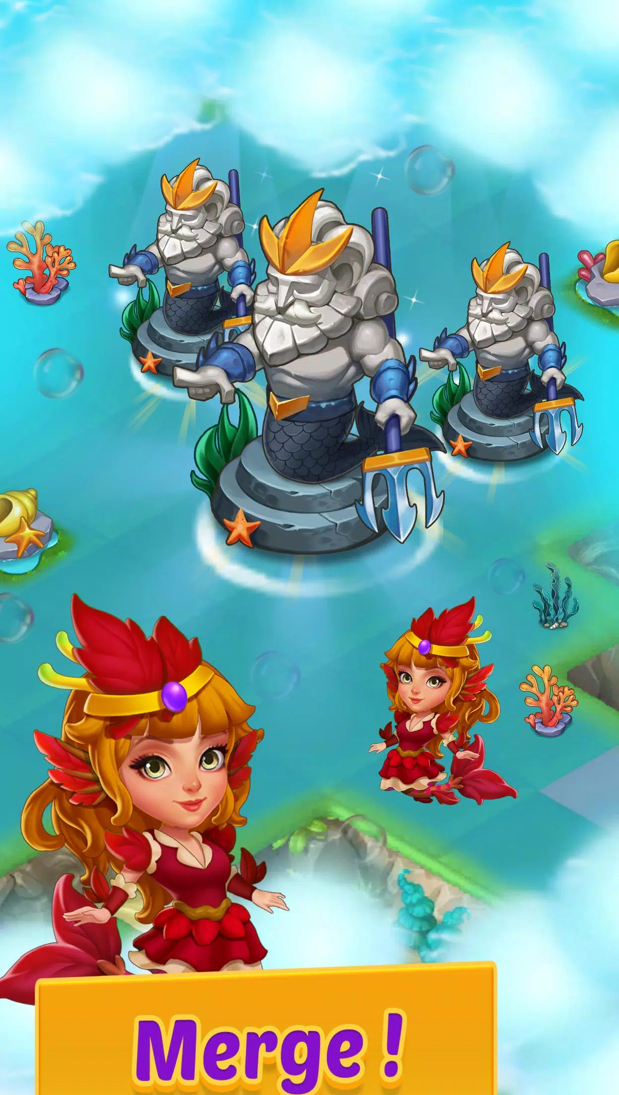 Merge Mermaids-magic puzzles Ảnh chụp màn hình 0