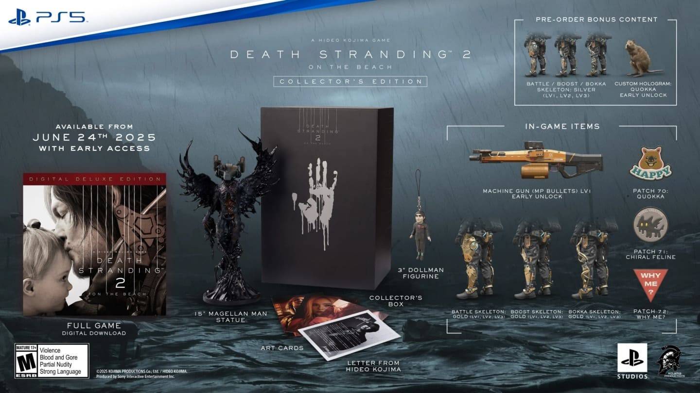 Sony tiết lộ trailer phiên bản của người sưu tầm cho Death Stranding 2: On The Beach