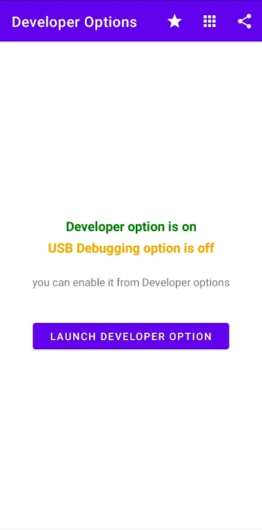 Developer Options Ekran Görüntüsü 2