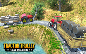 Tractor Trolley Driving Sim 3D Screenshot 0