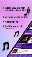 Schermata Radio ON - radio & audiobooks 0