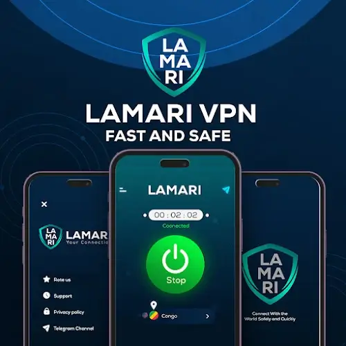 Lamari VPN - Fast & Proxy Schermafbeelding 2