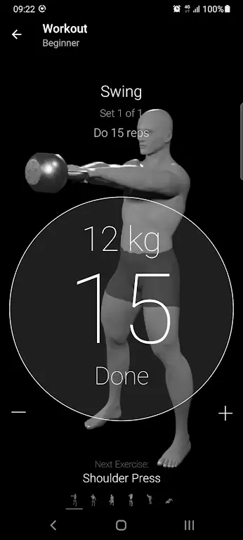 Kettlebell Home Workout 스크린샷 3