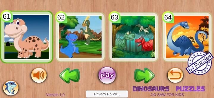 Dinosaur Puzzles & Jurassic Ji Tangkapan skrin 2