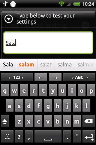 Persian for AnySoftKeyboard Screenshot 1