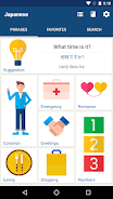 Learn Japanese Phrases Screenshot 0