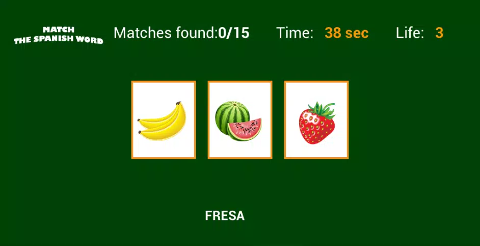 Match the Spanish Word Screenshot 3