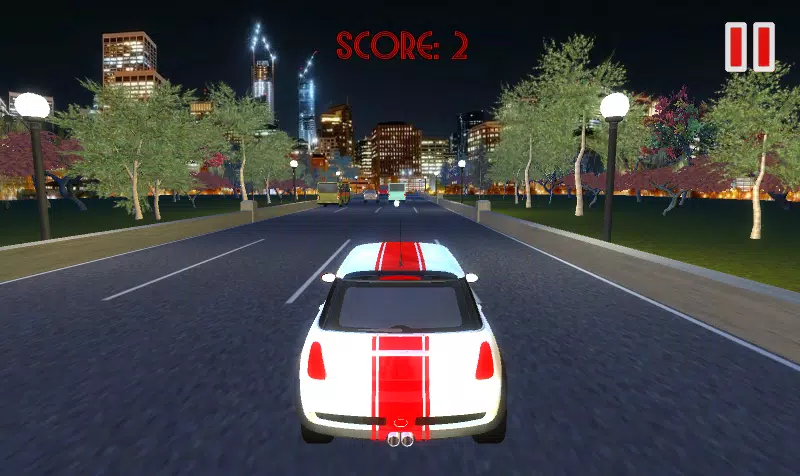 Single Player Traffic Racing Captura de tela 3