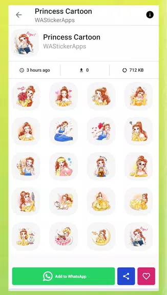 Princess Animated Stickers スクリーンショット 3
