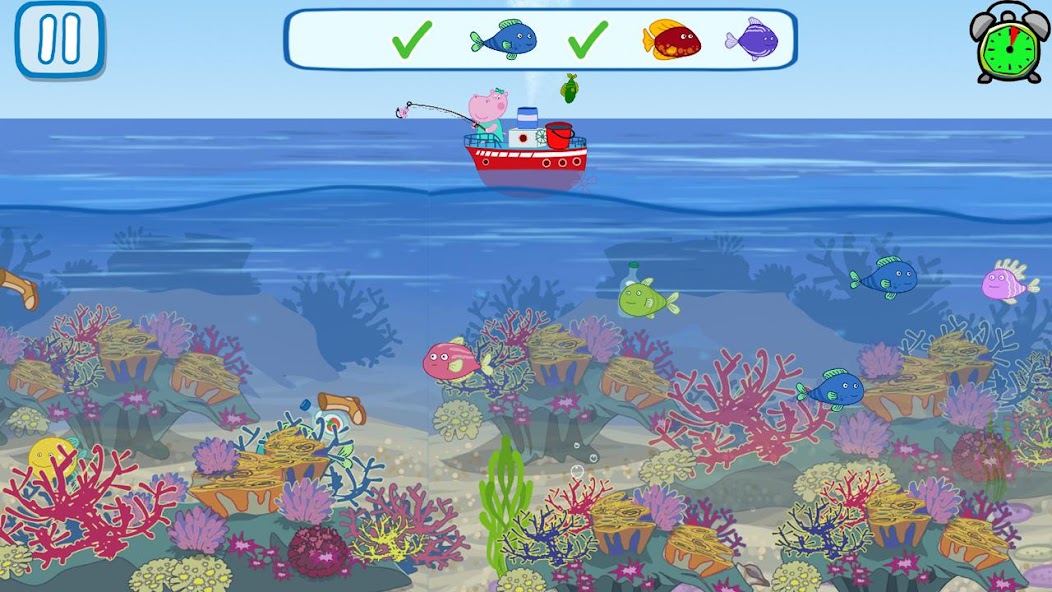 Jeux de pêche Enfants drôles Capture d'écran 1