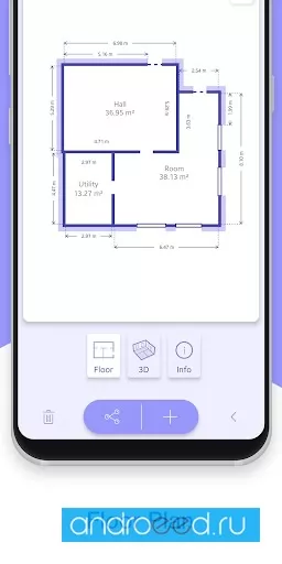 AR Plan 3D 자 – Floor Plan 줄자 스크린샷 2