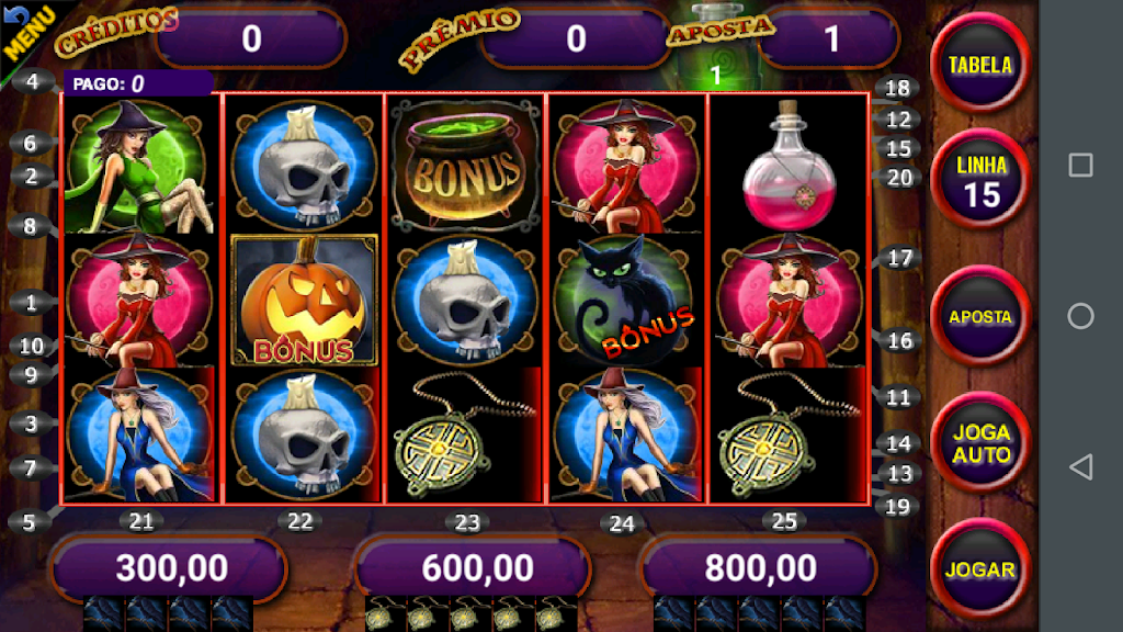 Halloween Fortune Caça Níquel Captura de tela 0