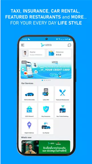 LOCA - Lao Taxi & Super App Tangkapan skrin 0