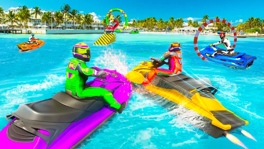 Jet Ski Racing Simulator Games Schermafbeelding 1