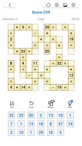 Math Number: Cross Math Puzzle Screenshot 0