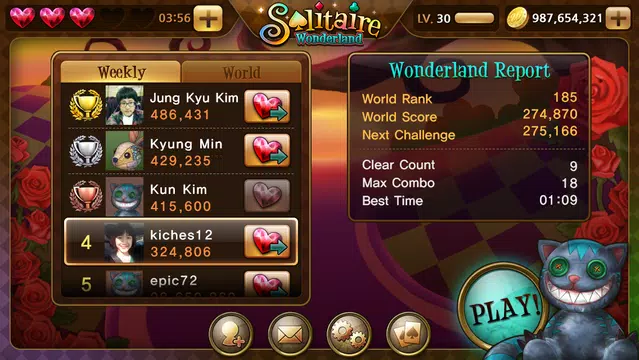 Solitaire Wonderland スクリーンショット 1