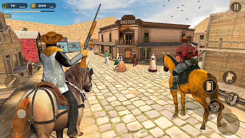 West Cowboy Game : Horse Game Screenshot 0