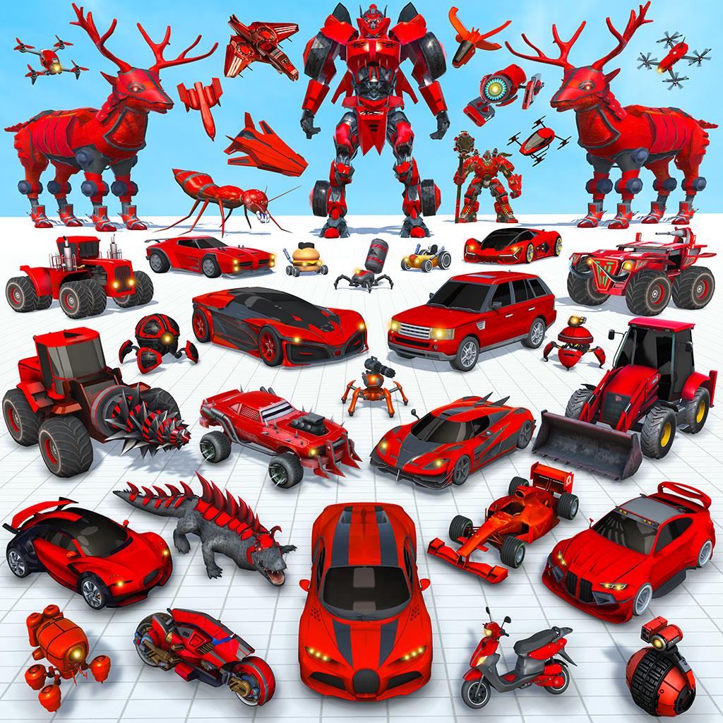 Deer Robot Car Game-Robot Game Скриншот 0