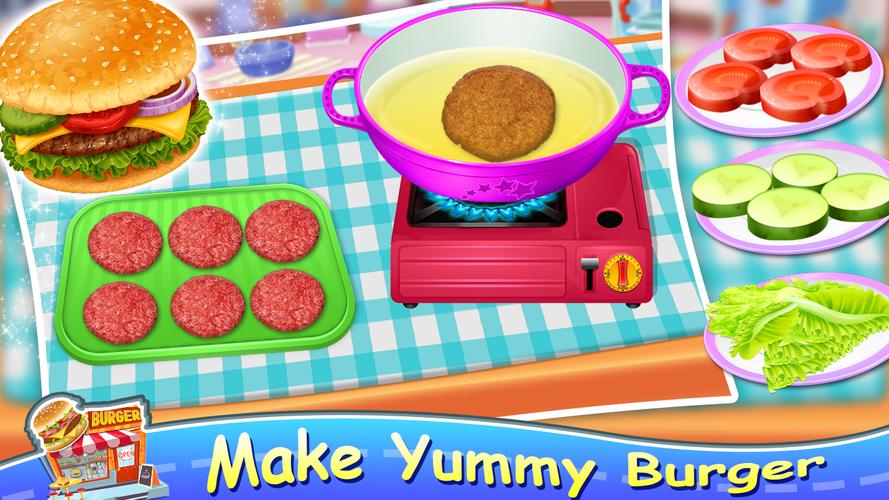 Pizza Burger - Cooking Games Tangkapan skrin 1