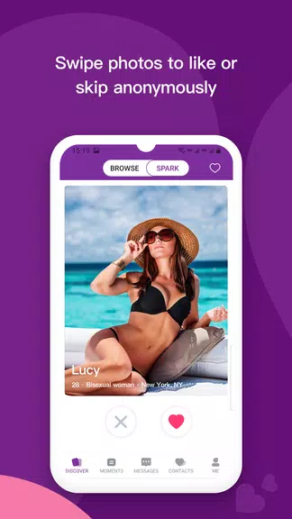 Les: Lesbian Dating & Chat App Capture d'écran 1