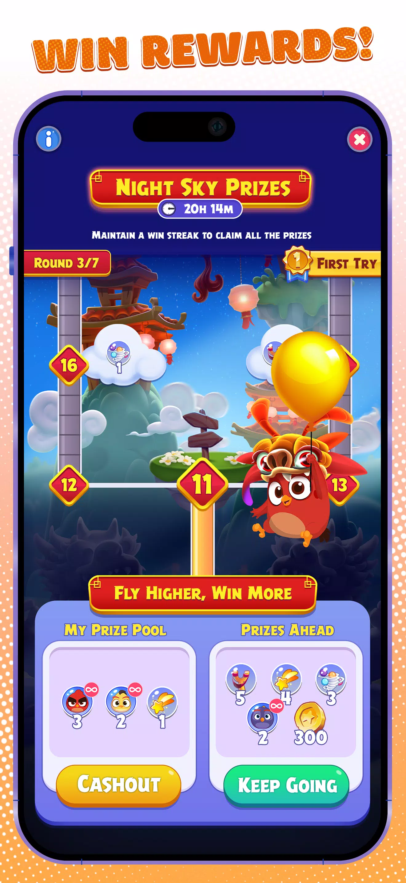 Angry Birds Dream Blast Скриншот 3