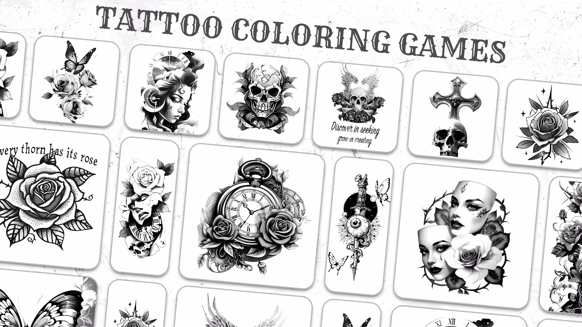 Tattoo Coloring games Captura de pantalla 1