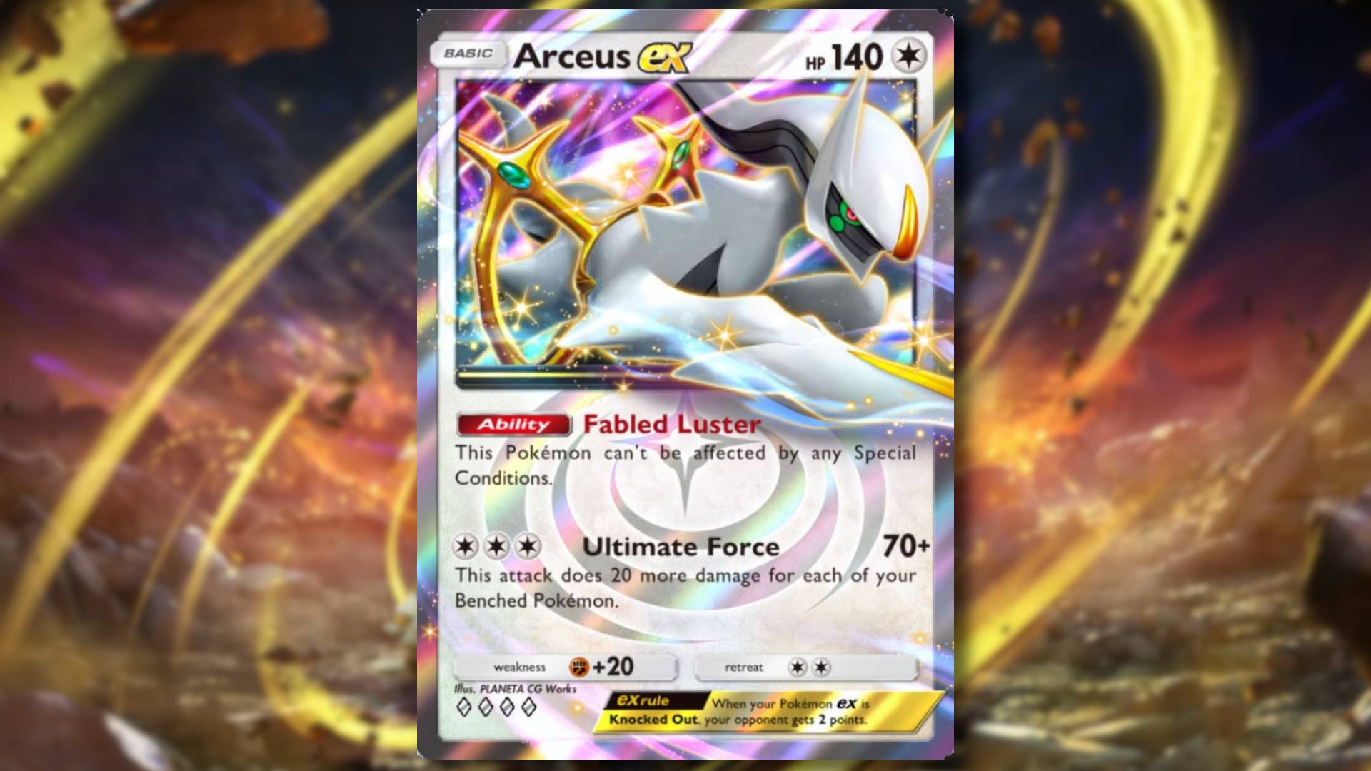 Arceus ex boong tốt nhất trong túi Pokemon TCG