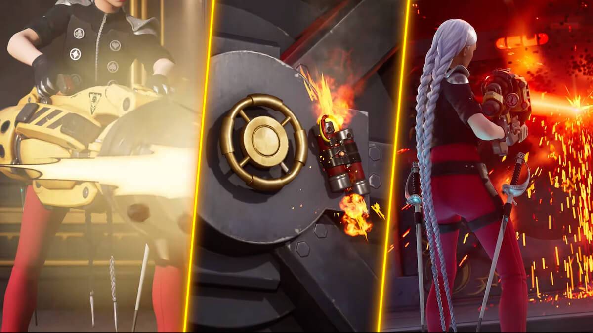 Leer kluis en case beroven technieken met Fortnite -spelers