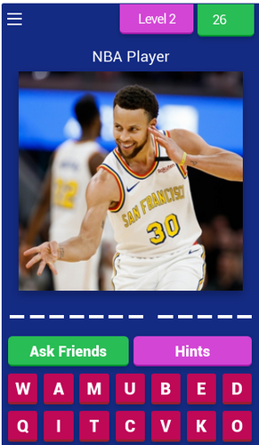 Guess The Basketball Player - NBA Quiz Screenshot 1