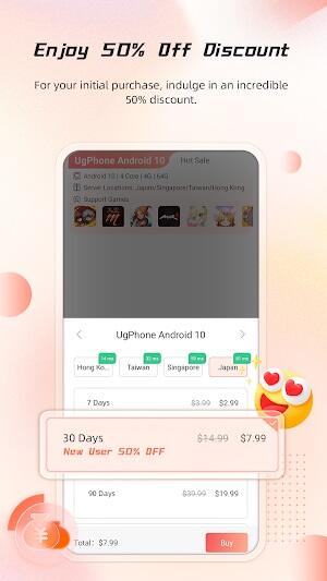 UgPhone mod apk premium'un kilidi açıldı