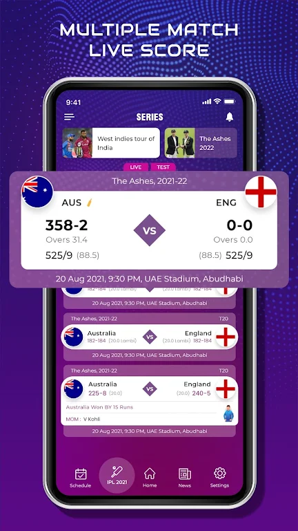 CricScore Line Guru Pro - Live Screenshot 0