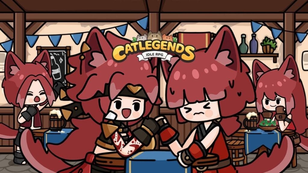 猫の伝説：毛皮のようなヒーローがアンドロイドで発売されたアイドルRPG
