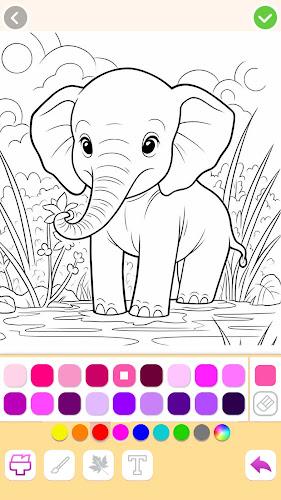 Animal coloring pages games Screenshot 3