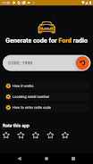 Ford radio code generator Скриншот 3