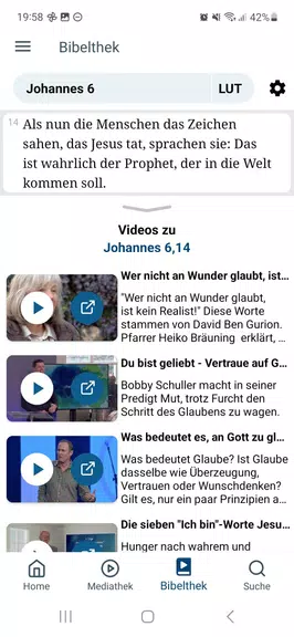 Bibel TV App Ekran Görüntüsü 2