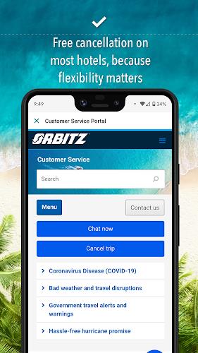 Orbitz Hotels & Flights 스크린샷 1