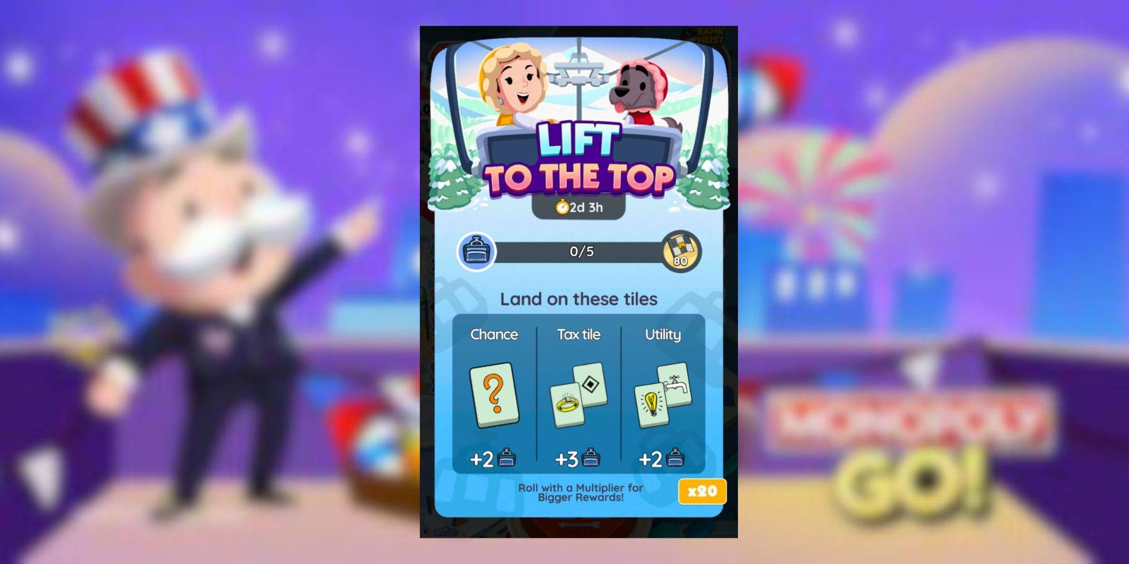 Monopoly GO: Lift To The Top Rewards And Milestones