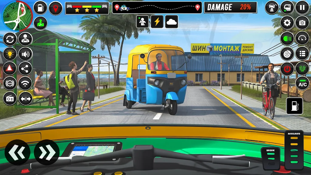 US Auto Rickshaw: Driving Game Screenshot 3