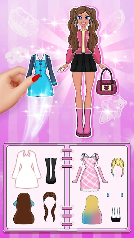 Paper Doll Dairy: Dress Up स्क्रीनशॉट 0