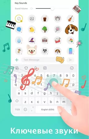 Facemoji Emoji KeyboardDIY Emoji Keyboard Theme Ekran Görüntüsü 2