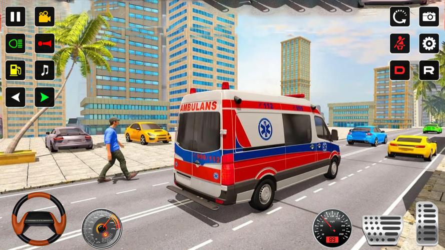 Police Rescue Ambulance Games Captura de tela 2