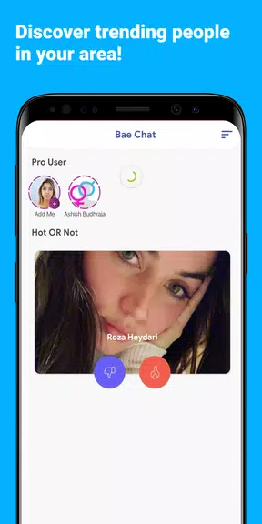 Bae Chat -Find your bae nearby Скриншот 1